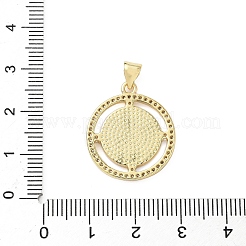 Латунные микро проложить кубического циркония подвески&nbsp;KK-S337-09G-A