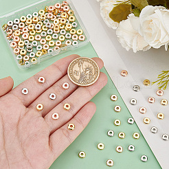 150шт 3 цвета латунные дистанционные бусины&nbsp;KK-PH0006-57