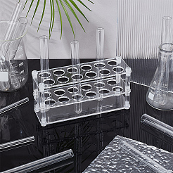 Акриловые многоцелевые колориметрические стеллажи для цилиндрических трубок&nbsp;AJEW-WH0678-65