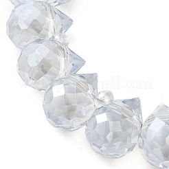 Стеклянные бусины с гальваническим покрытием &nbsp;EGLA-D030-17P