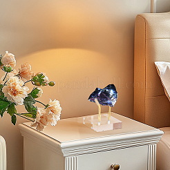 Квадратные акриловые держатели хрустальных шаров&nbsp;AJEW-WH0070-64G-03