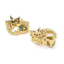 Латунные микро проложить кубического циркония подвески&nbsp;KK-B142-10G-02