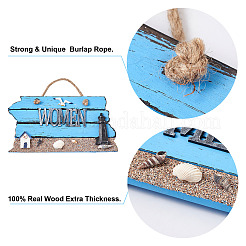 2шт 2 стильных подвесных пластины из МДФ в средиземноморском стиле&nbsp;HJEW-CF0001-08