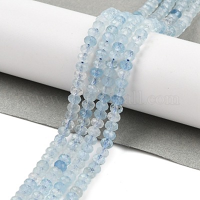 Природные Аквамарин бисер нитей&nbsp;G-K376-B04-02-1