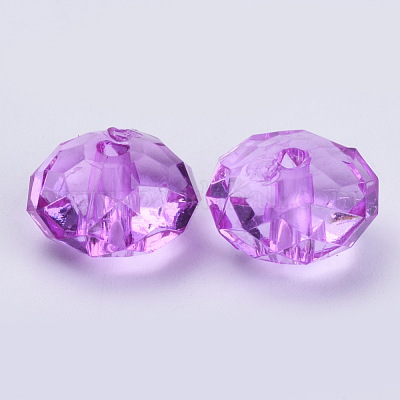 Прозрачные акриловые бусины&nbsp;TACR-Q258-8mm-V48-1