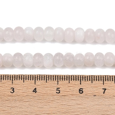 Нити из натурального селенита&nbsp;G-L647-D01-4x6mm-1