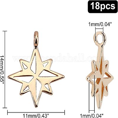 18 шт. Латунные подвески&nbsp;KK-FH0001-94-1