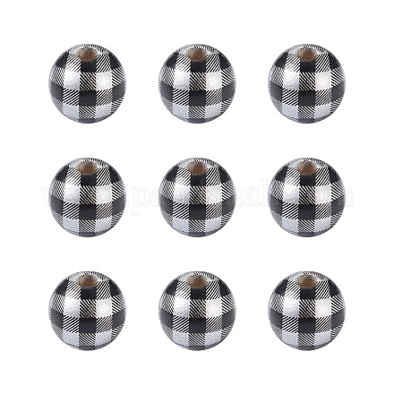 Натуральные деревянные бусы WOOD-TAC0010-05J-1