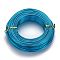 Anodized Aluminum Wire, Bendable Metal Craft Wire, Flexible Craft Wire, for Beading Jewelry Craft Making, Deep Sky Blue, 12 Gauge, 2.0mm, 55m/500g(180.4 Feet/500g)