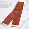 1Pc Polyester Elastic Chain Belt, Alloy Clasp Waist Belt for Shirt Dress Overcoat, Saddle Brown, 27-1/2 inch(70cm)