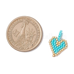 Стеклянные подвески из бисера&nbsp;PALLOY-MZ00882-02