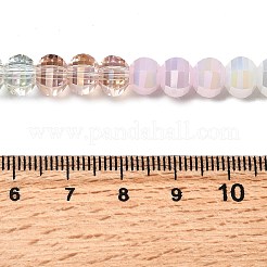 Стеклянные бусины с гальваническим покрытием &nbsp;EGLA-G039-09A-04