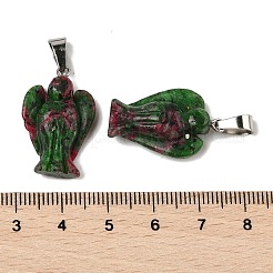 Подвески из окрашенного натурального мрамора&nbsp;G-B127-10P-06