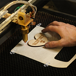 24 шт. акриловые штифты-скобы в виде сот&nbsp;FIND-BC0013-60C