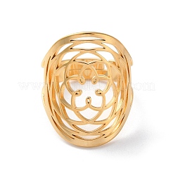 Открытые кольца из нержавеющей стали 304 для женщин&nbsp;RJEW-S240-03G