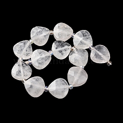 Природных кристаллов кварца бисер нитей&nbsp;G-P570-E21-02