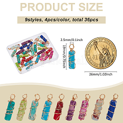 36 шт. подвески из синтетической императорской яшмы&nbsp;PALLOY-FG00003