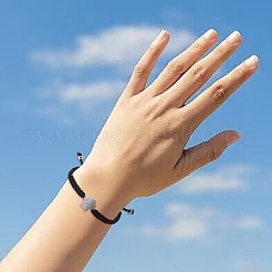 Отпечаток лапы урна для пепла из нержавеющей стали для домашних животных регулируемые браслеты с бусинами&nbsp;BJEW-AN0001-82