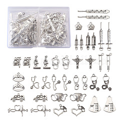 Тибетский стиль сплава цинка подвески&nbsp;TIBEP-TA0002-36AS-RS