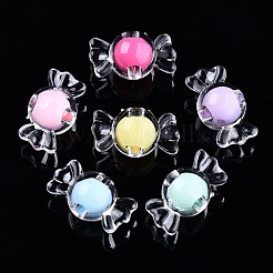 Прозрачные акриловые бусины&nbsp;TACR-N011-002A-01