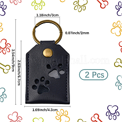 Брелки из искусственной кожи&nbsp;KEYC-WH20005-25A