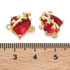 Подвески из латуни с прозрачным фианитом&nbsp;KK-F933-09B-G