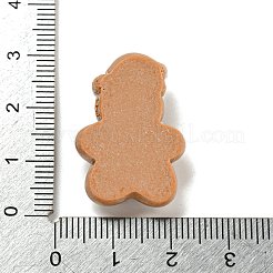 Рождественские кабошоны из непрозрачной смолы для декодирования&nbsp;LS-RESI-U006-02A