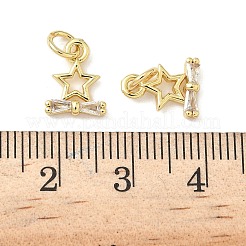 Латунные микро проложить кубического циркония подвески&nbsp;KK-Z120-22G