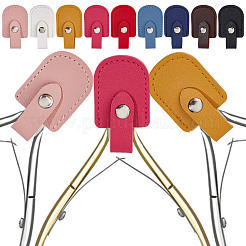 9 шт. 9-цветный защитный чехол для маникюрных ножниц из искусственной кожи&nbsp;AJEW-DR0002-12