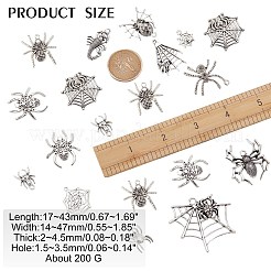Сплавочные подвески тибетского стиля&nbsp;PALLOY-WH0091-25AS