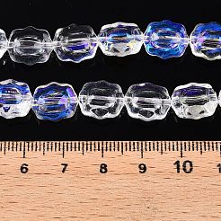 Стеклянные бусины с гальваническим покрытием &nbsp;EGLA-T021-05C