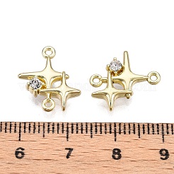 Стойка покрытие сплав кристалл стразы звезды звенья соединительные подвески&nbsp;PALLOY-F312-71G-02