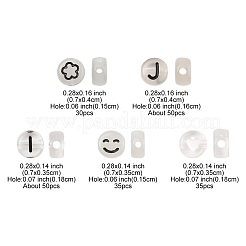 200 шт. Плоские круглые акриловые бусины&nbsp;TACR-FS0001-53