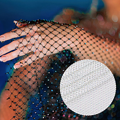 Марлевая резинка и стразы для аксессуаров одежды&nbsp;FIND-WH0152-700B