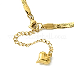 Ионное покрытие (ip) 304 нержавеющая сталь браслеты-цепочки в елочку&nbsp;X-BJEW-R316-01G