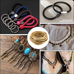 5 м плетеный круглый шнур из искусственной кожи для украшений&nbsp;OCOR-GF0004-96B-03