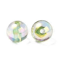 УФ-покрытие прозрачные радужные переливающиеся акриловые бусины&nbsp;OACR-F004-01D