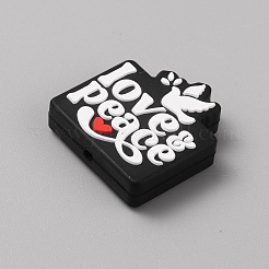 Силиконовые фокусные бусины ко Дню независимости&nbsp;SIL-SZC0002-03B