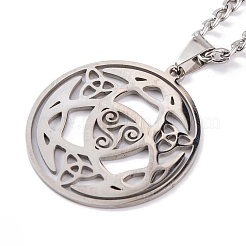 Ожерелья из нержавеющей стали 304 с эмалью&nbsp;NJEW-Q338-08P