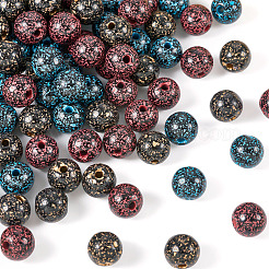 90шт 3 цвета непрозрачные акриловые бусины&nbsp;OACR-TA0002-57