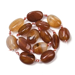 Натуральный красный агат бисер нитей&nbsp;G-C258-07