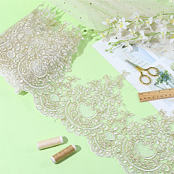 3.3 ярд полиэстеровых кружевных лент для отделки&nbsp;SRIB-GF0001-57B