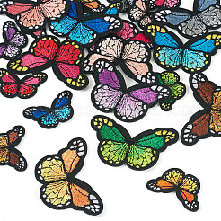 1 упаковка полиэстеровой ткани для вышивки с термоприклеиваемыми/пришивными заплатками&nbsp;DIY-TA0013-52