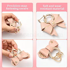 2 шт. 2 стиля подвеска-бантик из искусственной кожи&nbsp;HJEW-SP0001-23A