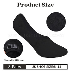 Носки-лодочки из поликоттона с противоскользящим покрытием&nbsp;AJEW-WH20054-023B