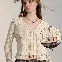 120 шт. 2-х цветные цинковые наконечники для шнура&nbsp;FIND-NB0005-64