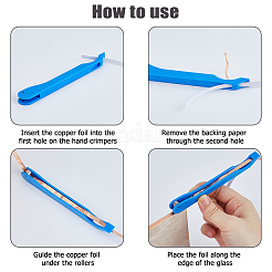 2 шт. ручные инструменты для фольгирования из АБС-пластика и углеродистой стали&nbsp;AJEW-DC0003-36