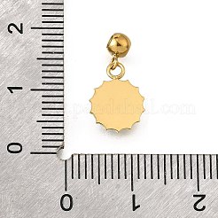 Подвески от солнца из синтетического малахита&nbsp;STAS-H202-24G