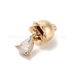 Латунные микро проложить кубического циркония подвески&nbsp;LS-KK-D427-01G