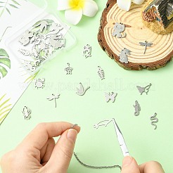 30 шт. 15 стиля подвески из нержавеющей стали 201&nbsp;STAS-CJ0003-18